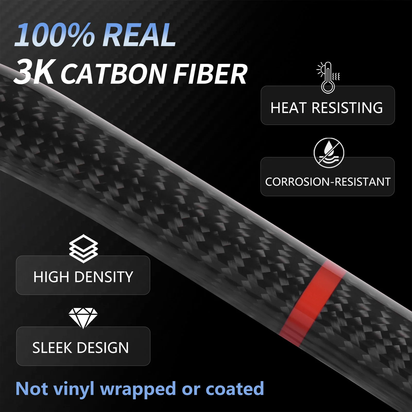 Carbon Fiber Steering Wheel for Tesla Cybertruck 2024-2025, Personalized Steering Wheel Perforated Leather Grip
