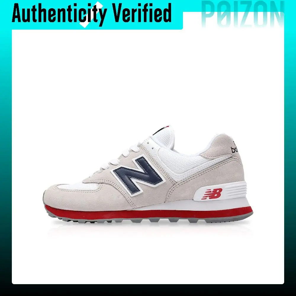New Balance NB 574 Running Shoes Unisex Low-top Mist Gray ML574ESA
