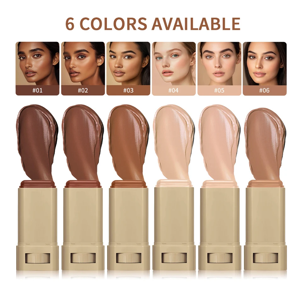 Tinted Moisturizer Balm Foundation Stick Lightweight Hydrating Sheer Coverage Natural Radiant Glow Portable Daily Face Makeup Cosmetic Sd61e30629e214c598ac51d30e36ce955Y