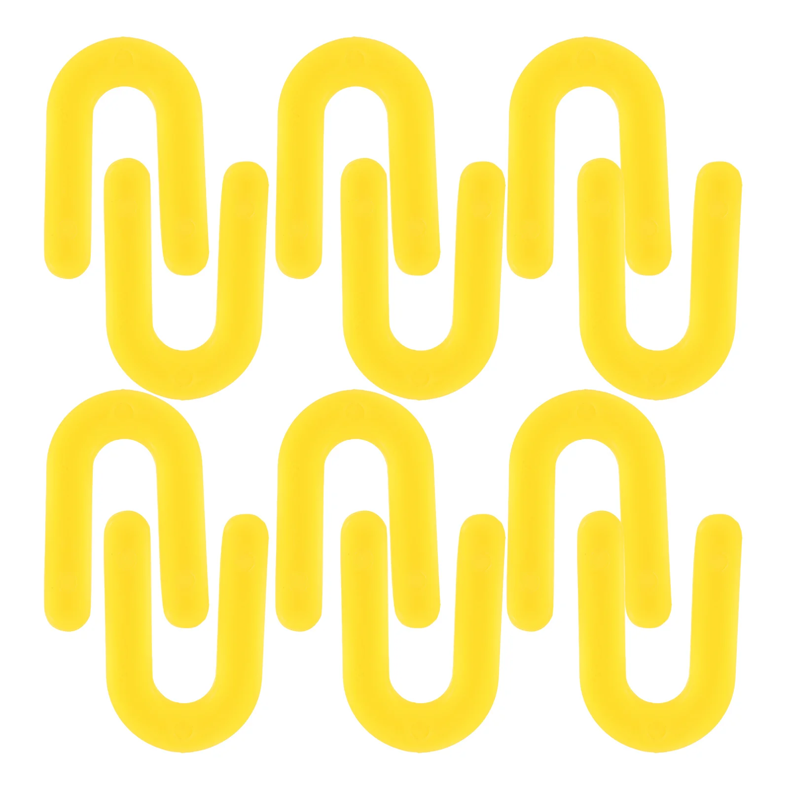 

100pcs U Shaped Tile Spacers Multi Sizes Colored Plastic Non Metal Yellow Leveling Tools for Installation Floor Ceramic