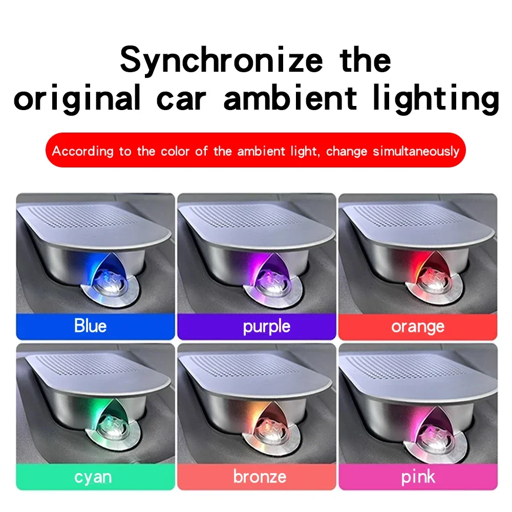 

LED Lifting Center Speaker Ambient light For BMW G20 G22 G08 G01 X3 G02 X4 G05 X5 G06 X6 G07 X7 Glow Horn Audio Cover