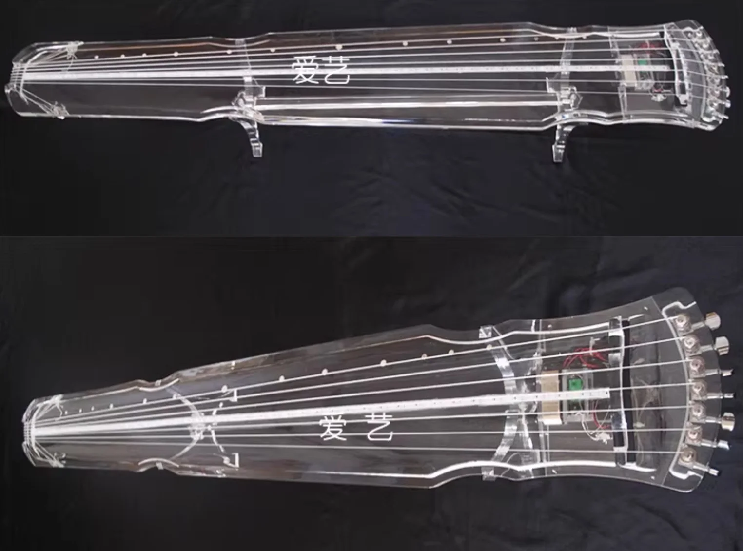 Crystal electronic guqin, Chinese string instrument