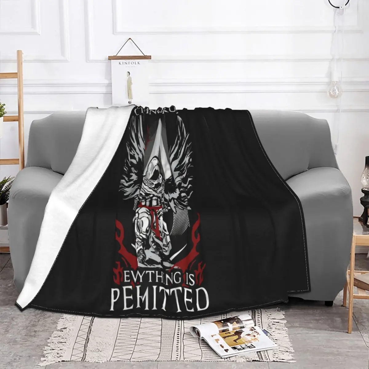 Nothing Is True Everything Is Permitted Ezio Auditore Version2 Breathable Science Discount Pattern Throw Blanket