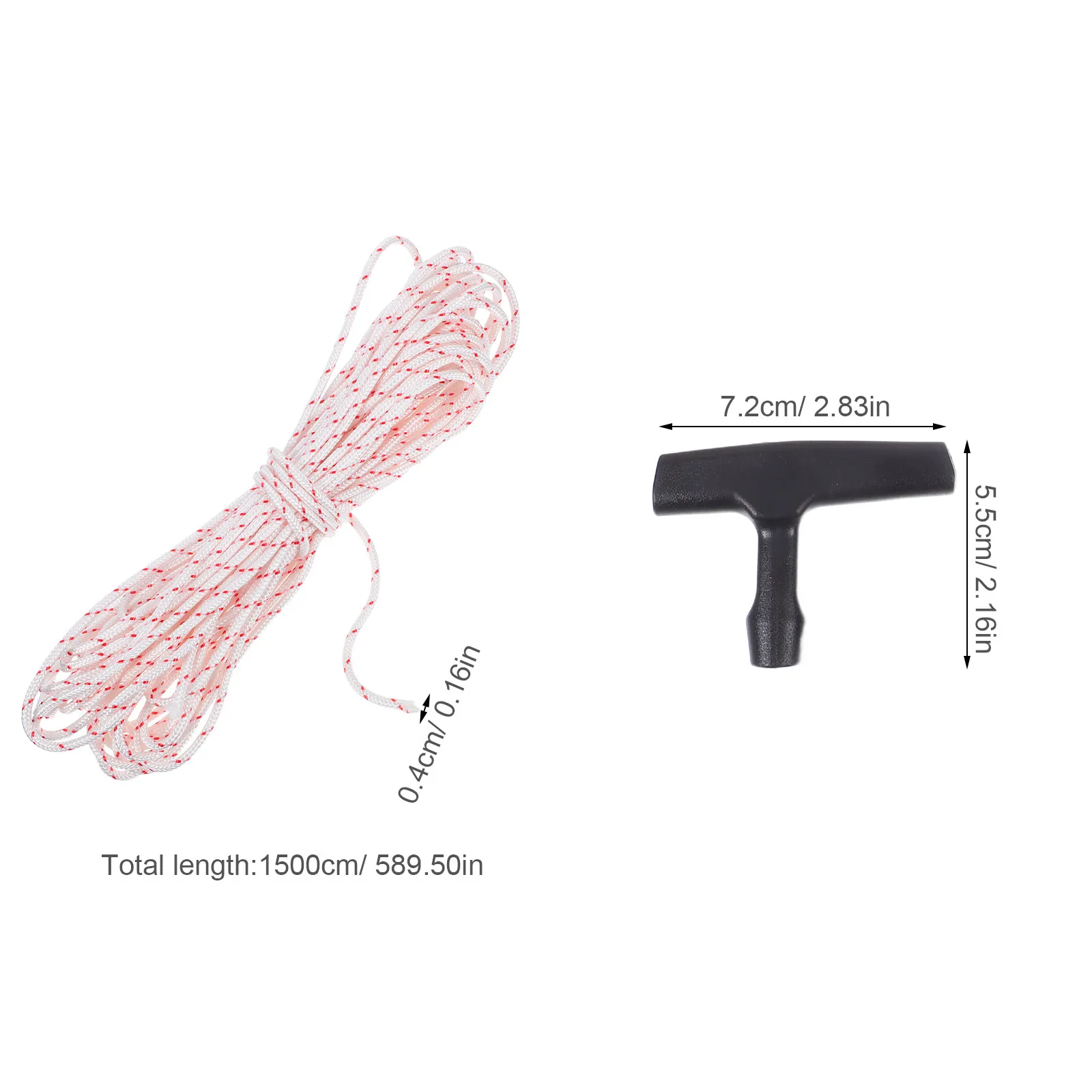 1Set Garage Door Emergency Release Pull Rope Plastic Handle Starter Rope Easy Installation Attic Ladder Access Emergency Pull