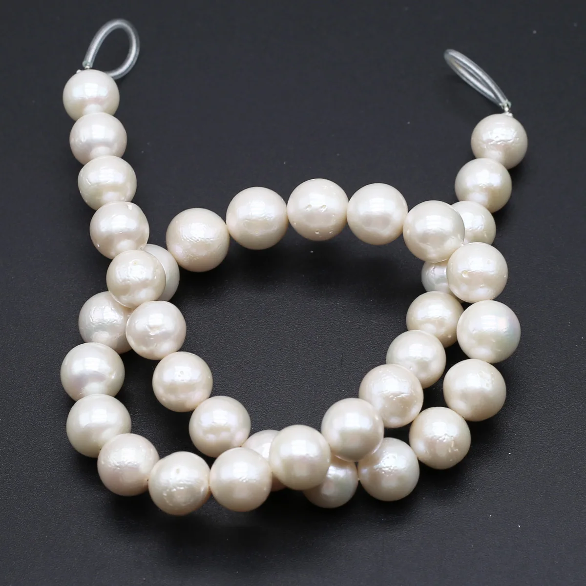 Natural Freshwater White Pearl AAA Round Pearl Loose Spacer Beads Jewelry Making DIY Necklace Earrings Accessories