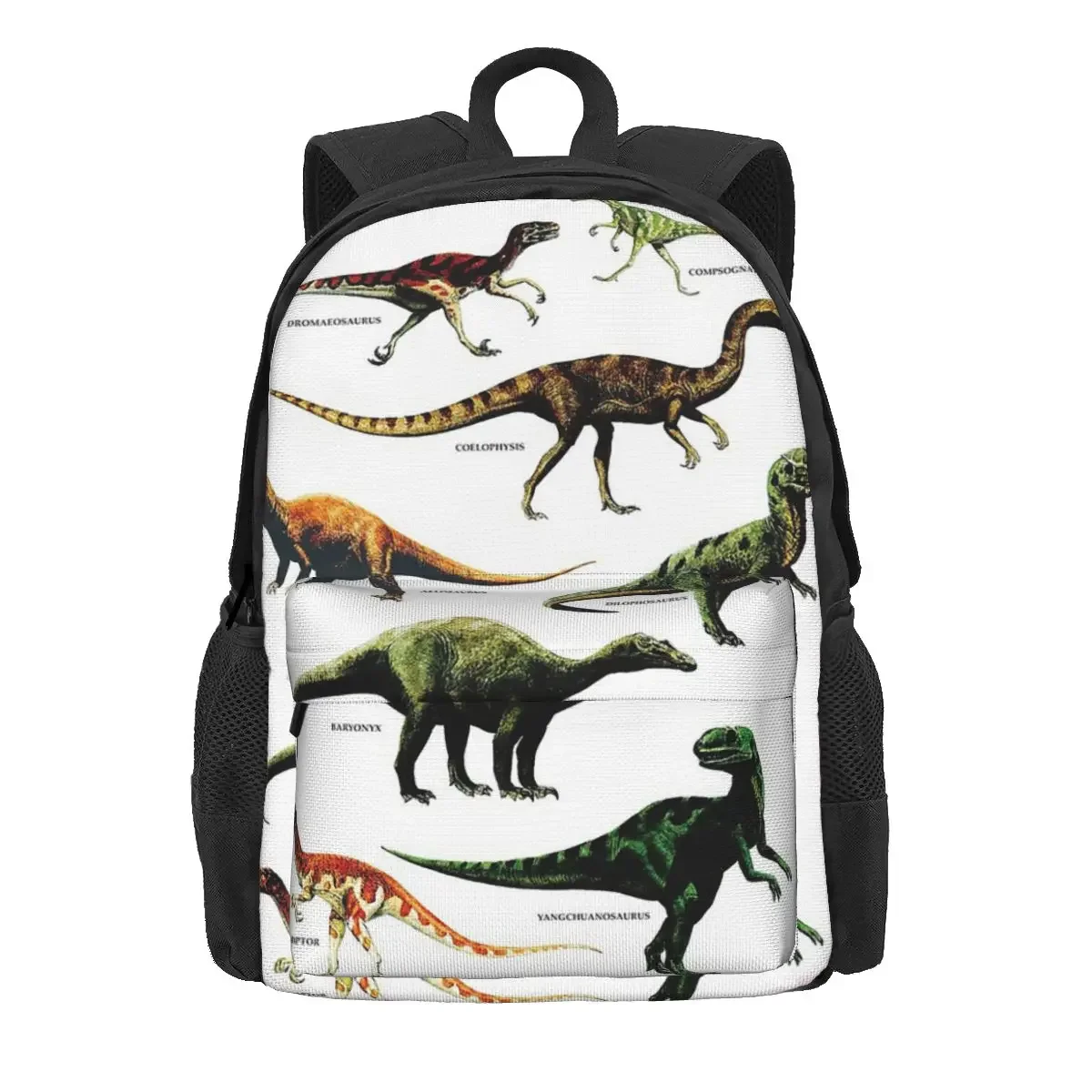 

DINOSAUR SPECIES VINTAGE RETRO 80s DINO DINOSAURS Backpacks Boys Girls Bookbag School Bags Rucksack Laptop Rucksack Shoulder Bag