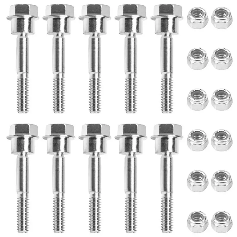 ABUP-For Craftsman ,Poulan AYP 2 Stage Snow Blower/Throwers 10Pcs 580790401 Replacement Shear Pins Bolts& Nuts