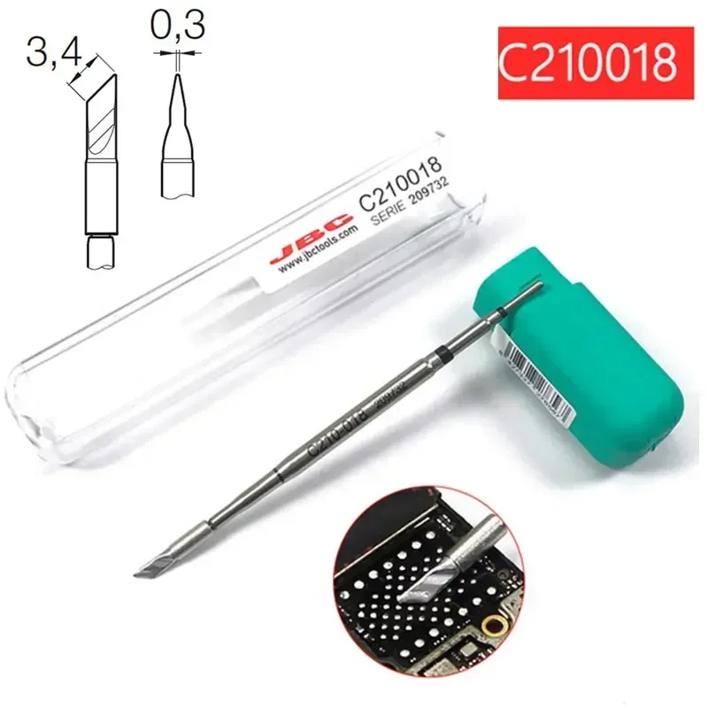 Original JBC C210 Soldering Iron Head C210018H C210002H C210020H Universal C210 Soldering Station Mobile Phone PCB Repair Tool