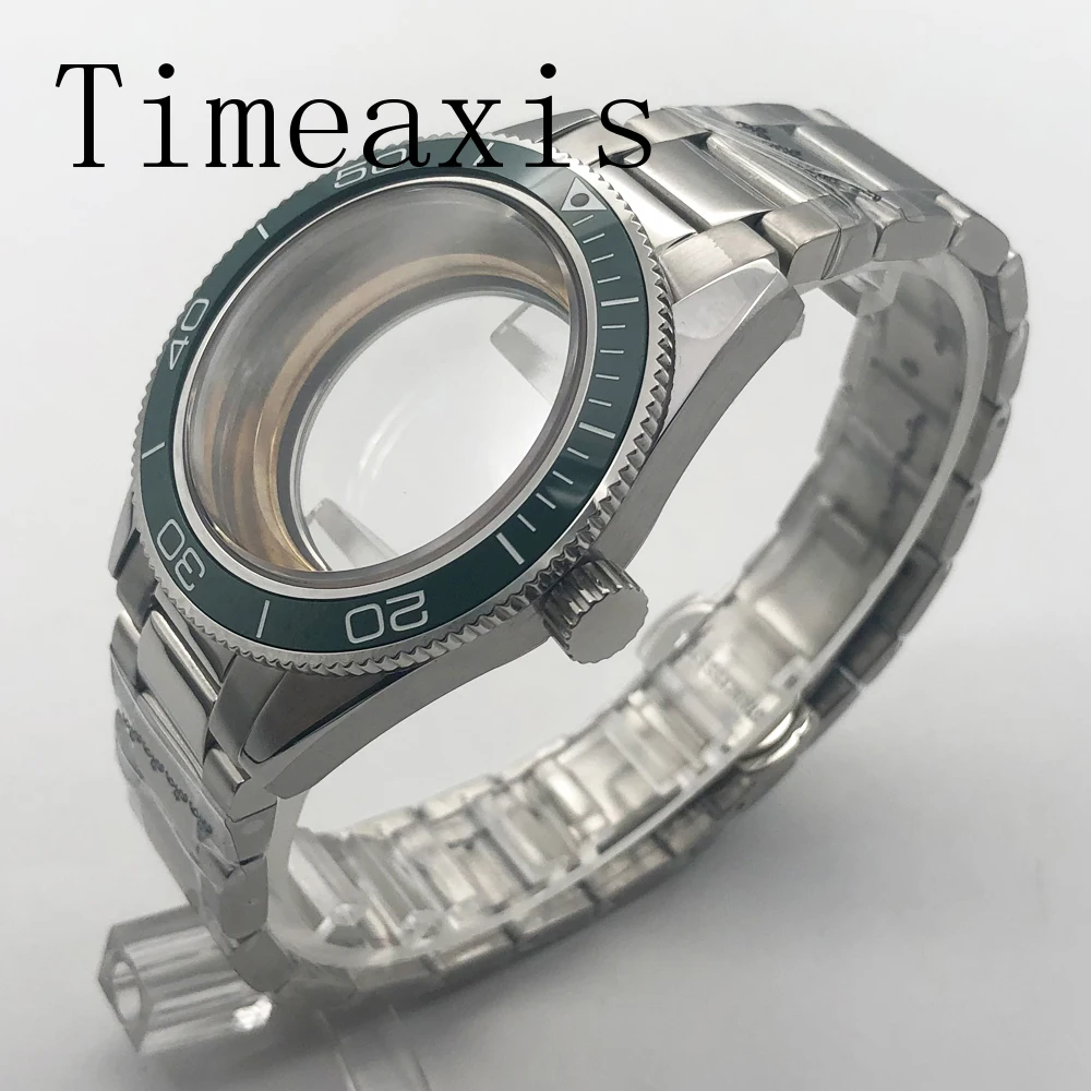 

Корпус из нержавеющей стали Timeaxis 41 мм, сапфировое стекло, подходит для Miyota8205/8215/821A ETA2836/2824 NH35/NH36 ST1612 Механизм Mingzhu2813