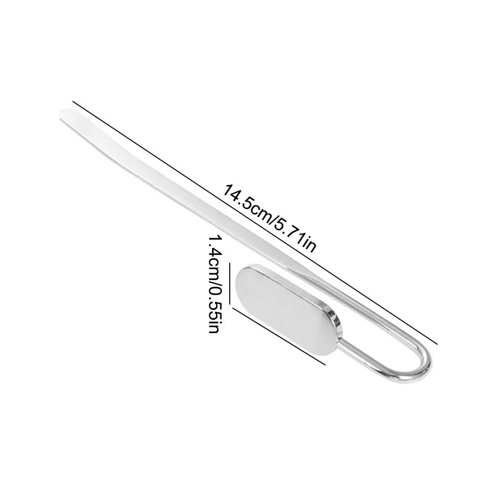 Creative Swan Neck Bookmark Silver Help Reading Round Metal Book Cilp Reading Supplies Book Page Marker Book Page Holder