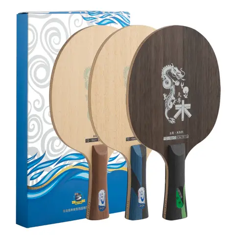 METEOR DRAGON WOOD Series DE5 Ebony DW5 DW9 Table Tennis Blade Control Loop Fast Attack Racket Ping Pong Paddle