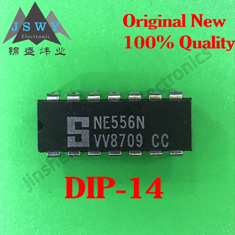 

(20/50 pieces) NE556N NE556 DIP-14 Dual Timer IC New Original Stock Two Independent 555 Timers Fast Delivery