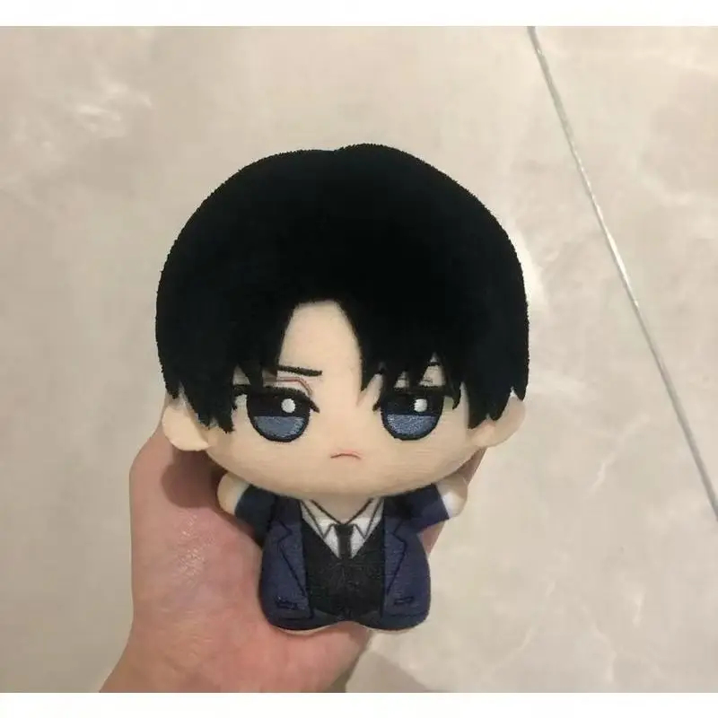 10cm Attack on Titan Anime NuNu Plush Doll Eren Yeager Mikasa Levi Hange Stuffed Toy Bag Charm Gift