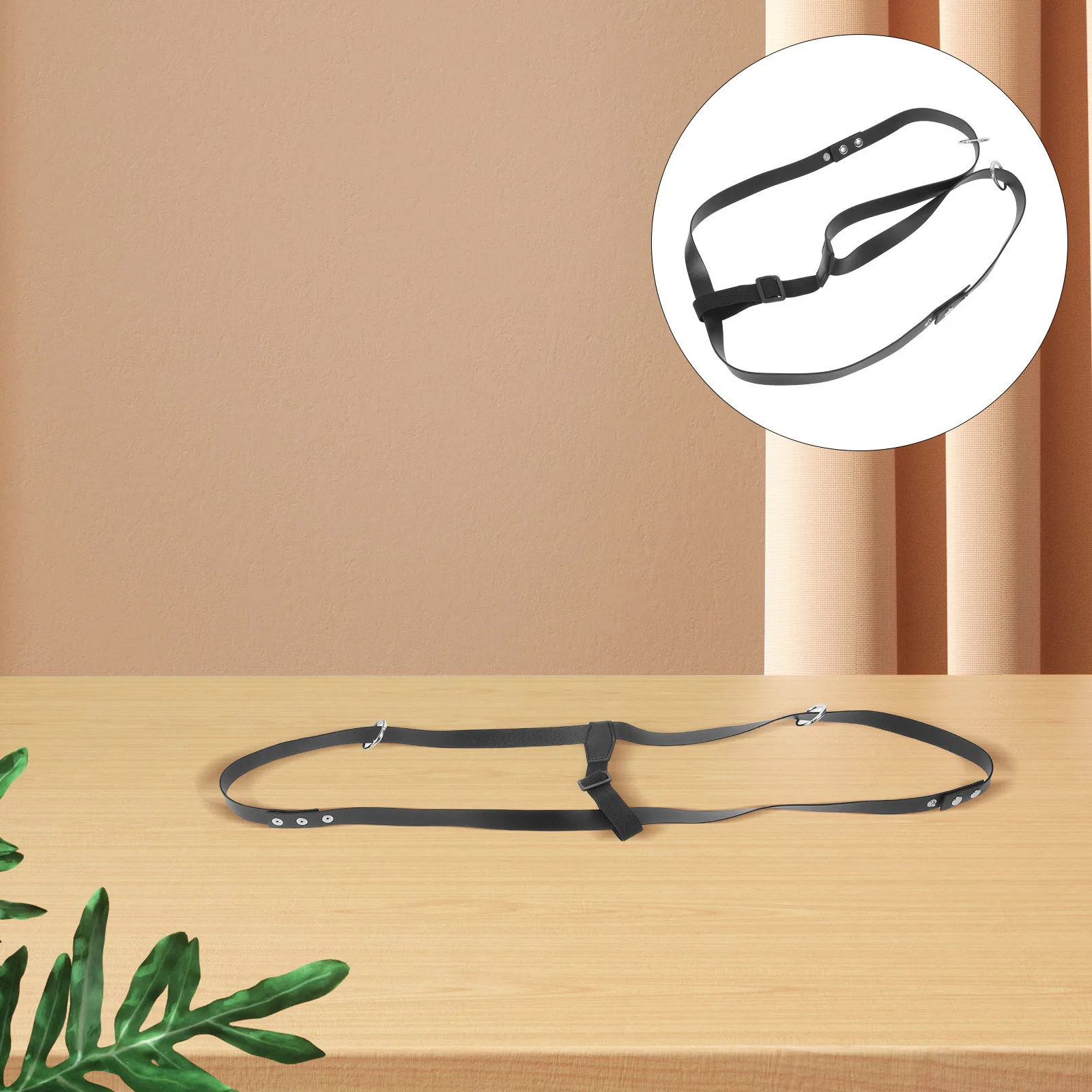 

Travel Hat Clip Compact PU Strap Beach Hat Holder Hands-Free Backpack Luggage Organizer Anti-Lost Outdoor Travel Accessory