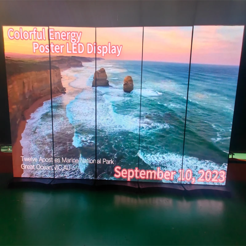 P1.25 Indoor Full Color LED Poster Screen 640*1920mm Floor Standing LED Display - view 3