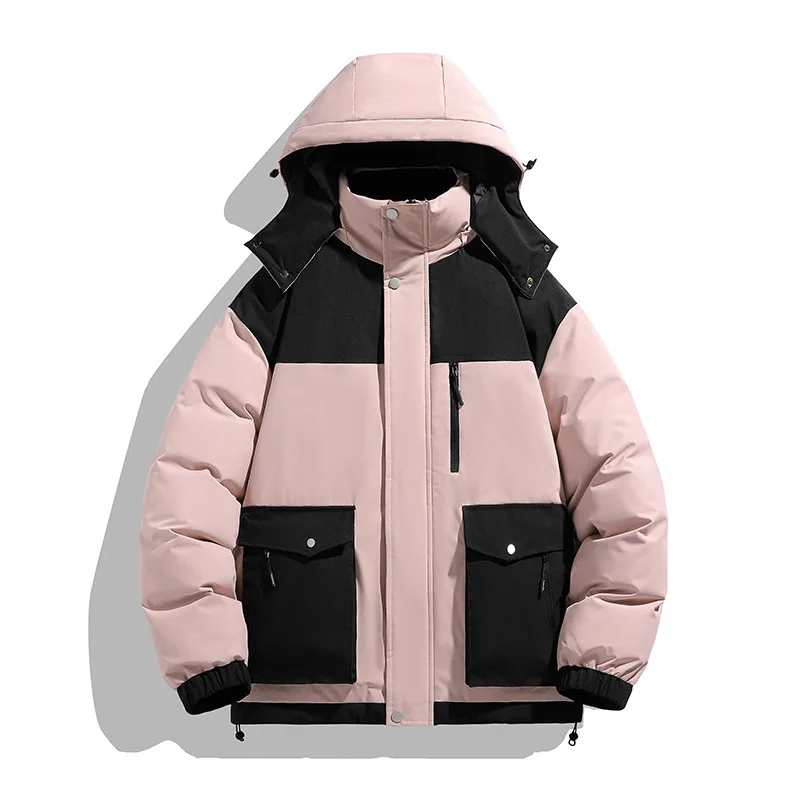 2023 Winter Unisex Trendy Loose and Versatile Cotton Jacket with Detachable Hat