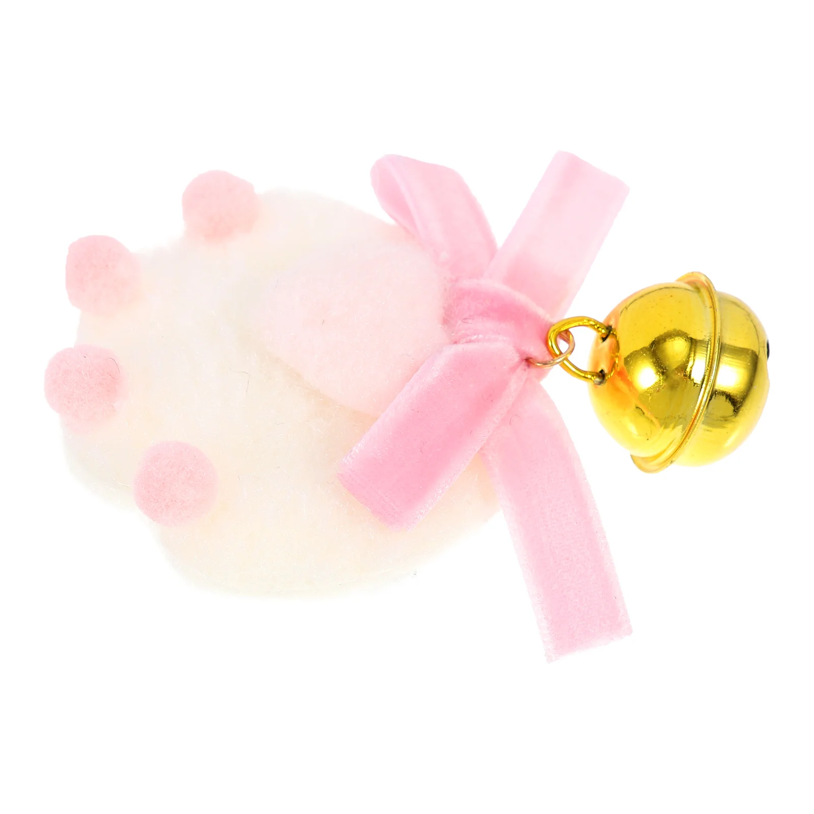 

Lovely Felt Cat Claw Hairpin Bow Bell Decor Girls Kawaii Clips Accessories Lolita Hairpins Side Hairpin Use