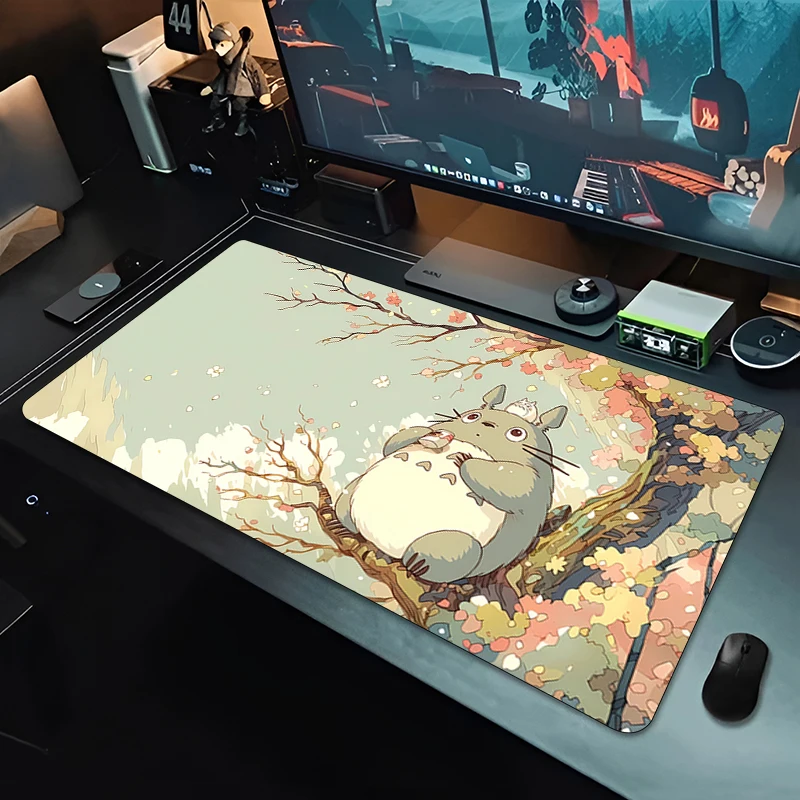 Mauspad, Büroteppich, Mauspads, Gamer-Teppich, Schreibtisch, rutschfestes Zubehör, Computertisch-Pads, HD-PC-Teppich, T-Totoro Mousepad, schön