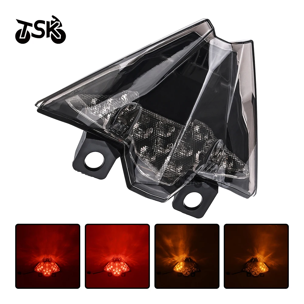 Motorcycle Integrated Tail Light Turn Signal Rear Brake Lamp Taillight For KAWASAKI Ninja 500 500SE Z500 EX 500 2024-2025