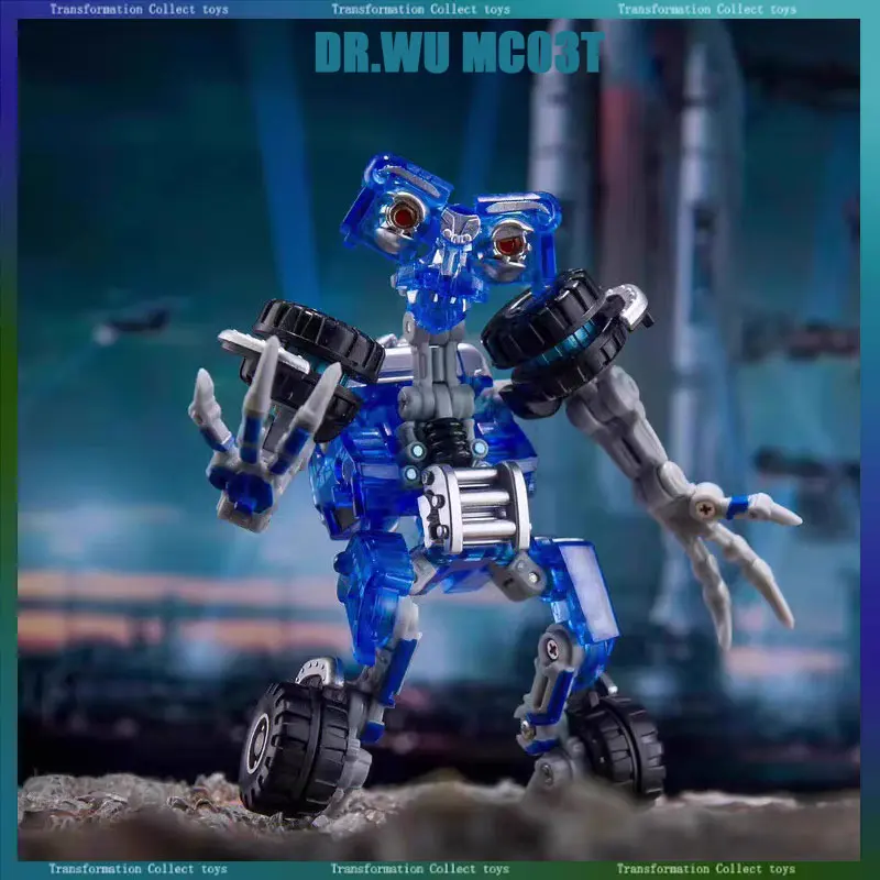 

Трансформация DR.WU MC03T, маленький монстр, прозрачная тележка на колесах, маленькая шкала, экшн-робот, коллекция моделей, игрушки, подарки