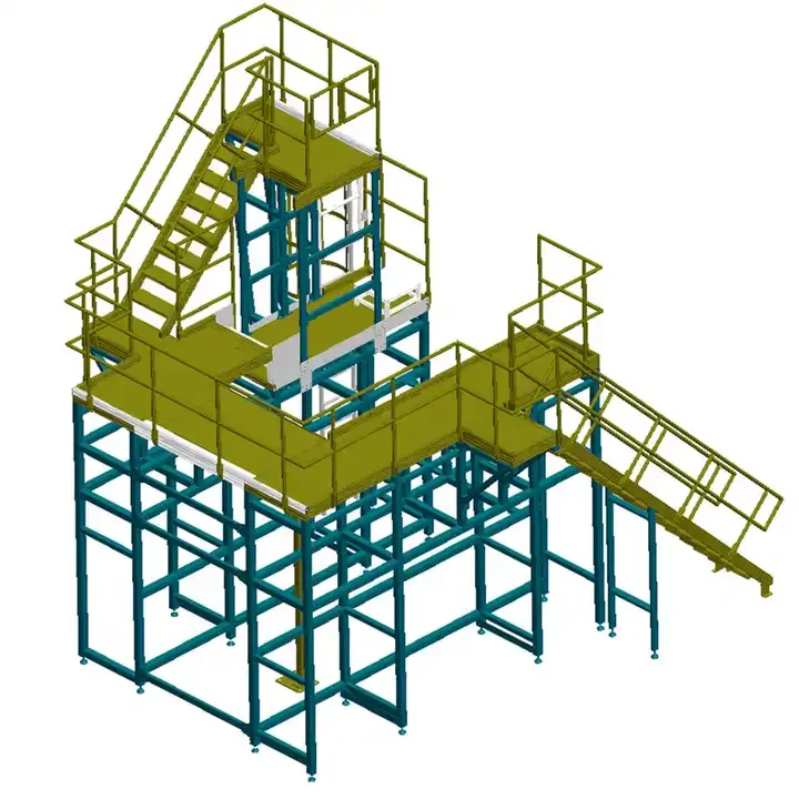 LANGLE Working Platform and Stairs Engine Maintenance Access Platform Aircraft Maintenance Industry Equipment Platform