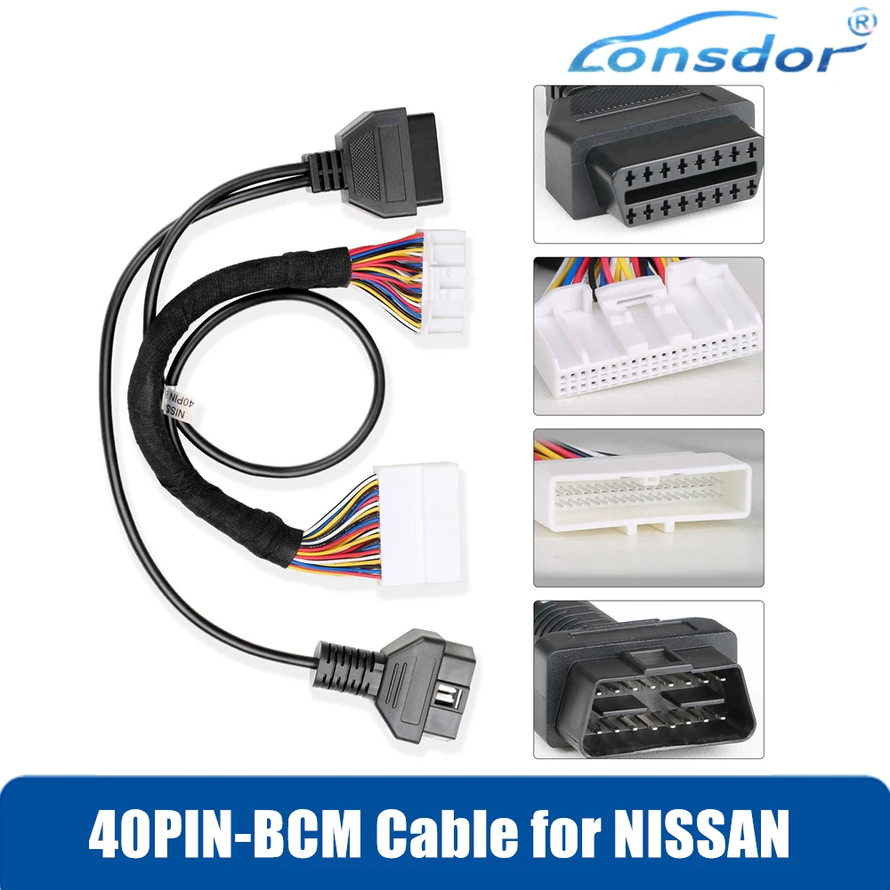 Lonsdor 40 PIN BCM Cable for Nissan Rogue T33 Pathfinder Sylphy B18 Works with K518ISE K518S