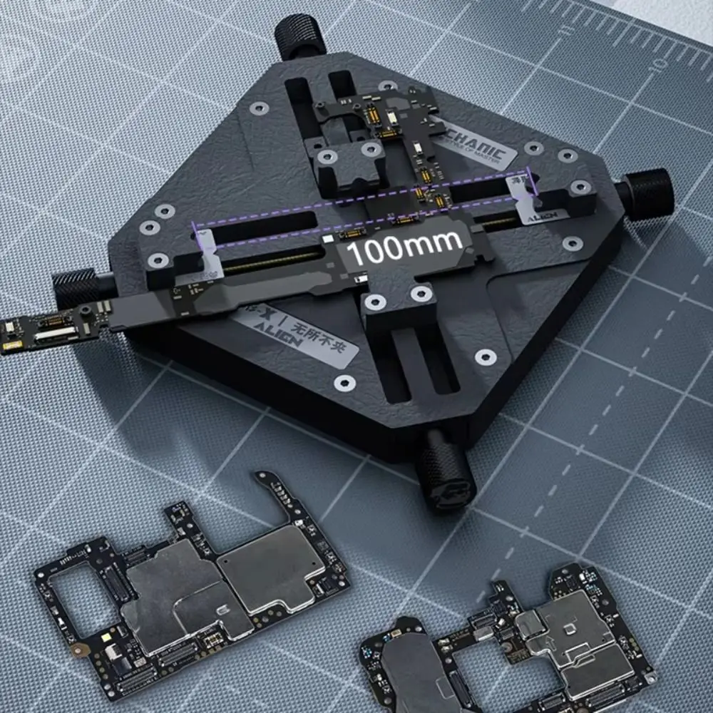 

Adjustable Universal PCB Fixture CPU IC Chip Glue Removal Compact Motherboard Soldering Holder Cleaning