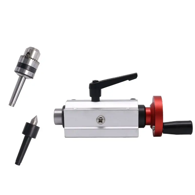 Buddha bead machine telescopic tail seat small woodworking lathe rotary movable top round tip plum blossom thimble drill chuck