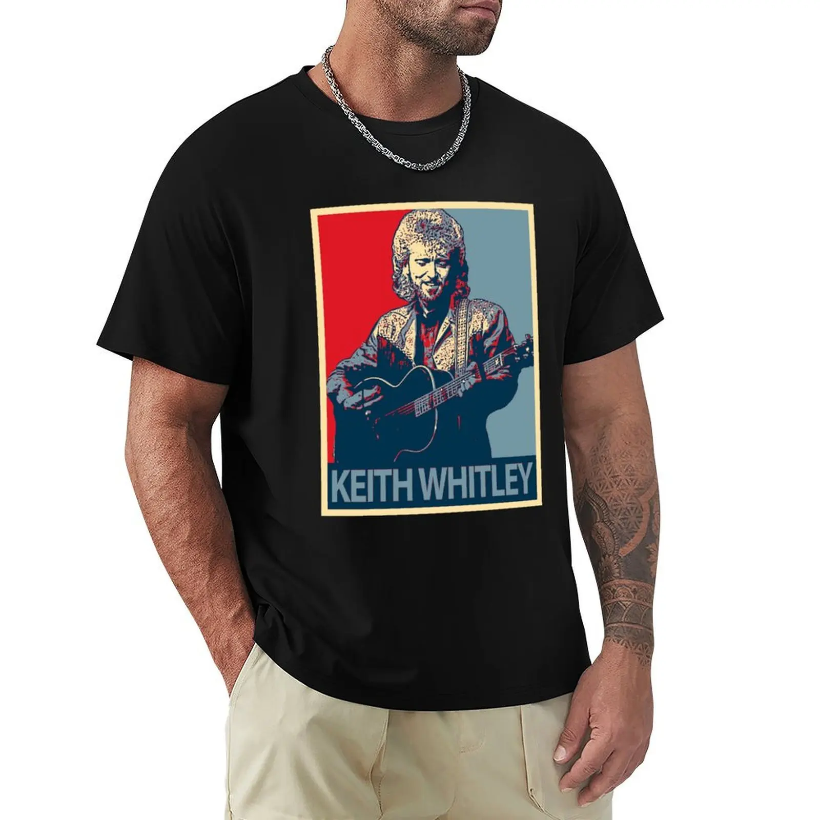 Keith Whitley T-Shirt Lightweight Basic Short Sleeve Shirt