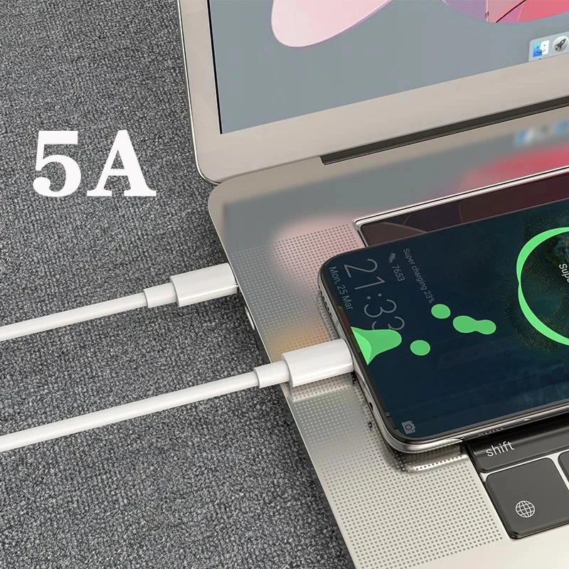 Câble de charge rapide PD de type C pour téléphone portable, fil de charge pour iPhone 14, 13 Pro, Xiaomi, Samsung, Huawei, Macbook, iPad, 60W