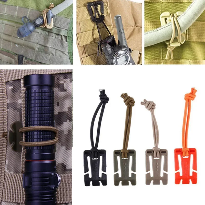 Molle Attach Web Backpack bushcraft 4 PCS Strap Hang Buckle Webdom travel kit Clip Tactical Camp Hike carabiner