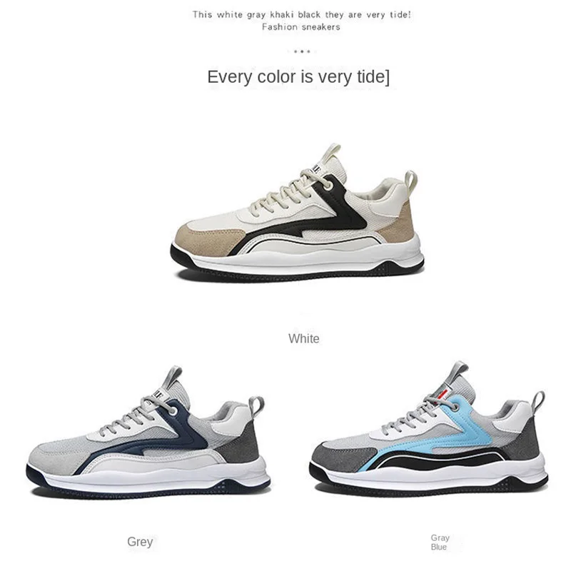 

Oulylan Male Practical Trendy Running Footwear Men Non-slip Mesh Breathable Shoes Summer Vintage Daily Comfort Versatile Sneaker