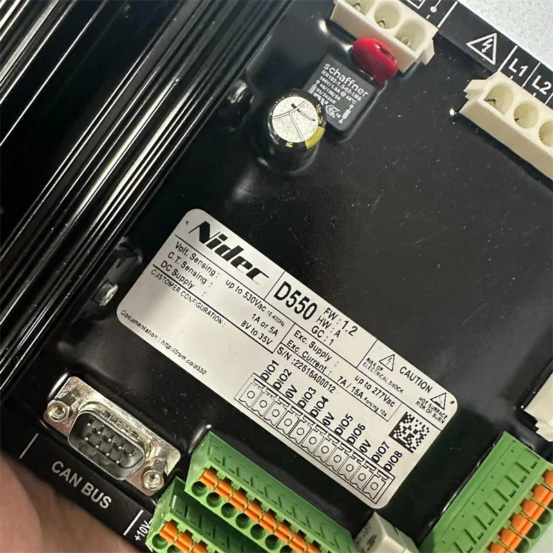 D550 Nidec Leroy Somer Digital AVR Automatic Voltage Regulator For Diesel Generator Alternator Genset Stabilizer Control Board