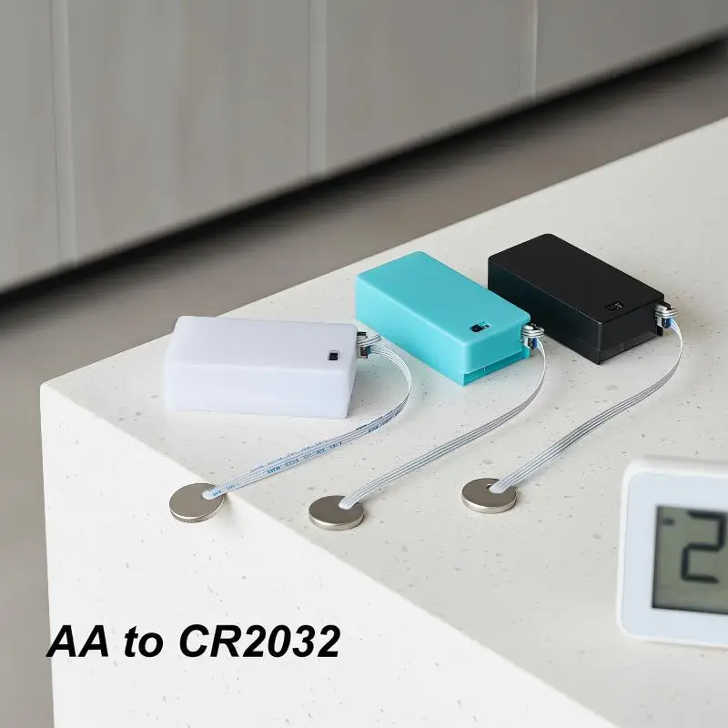 1Pcs Double‑Layer CR2032 To AA Battery Converter 5×0.15mm Non‑Destructive Modification Coin Cell Adapter