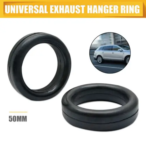 Car Part Black 50mm EPDM O-Ring Exhaust Mount Rubber Insulator Grommet Hanger Bushing Support Car Accessories