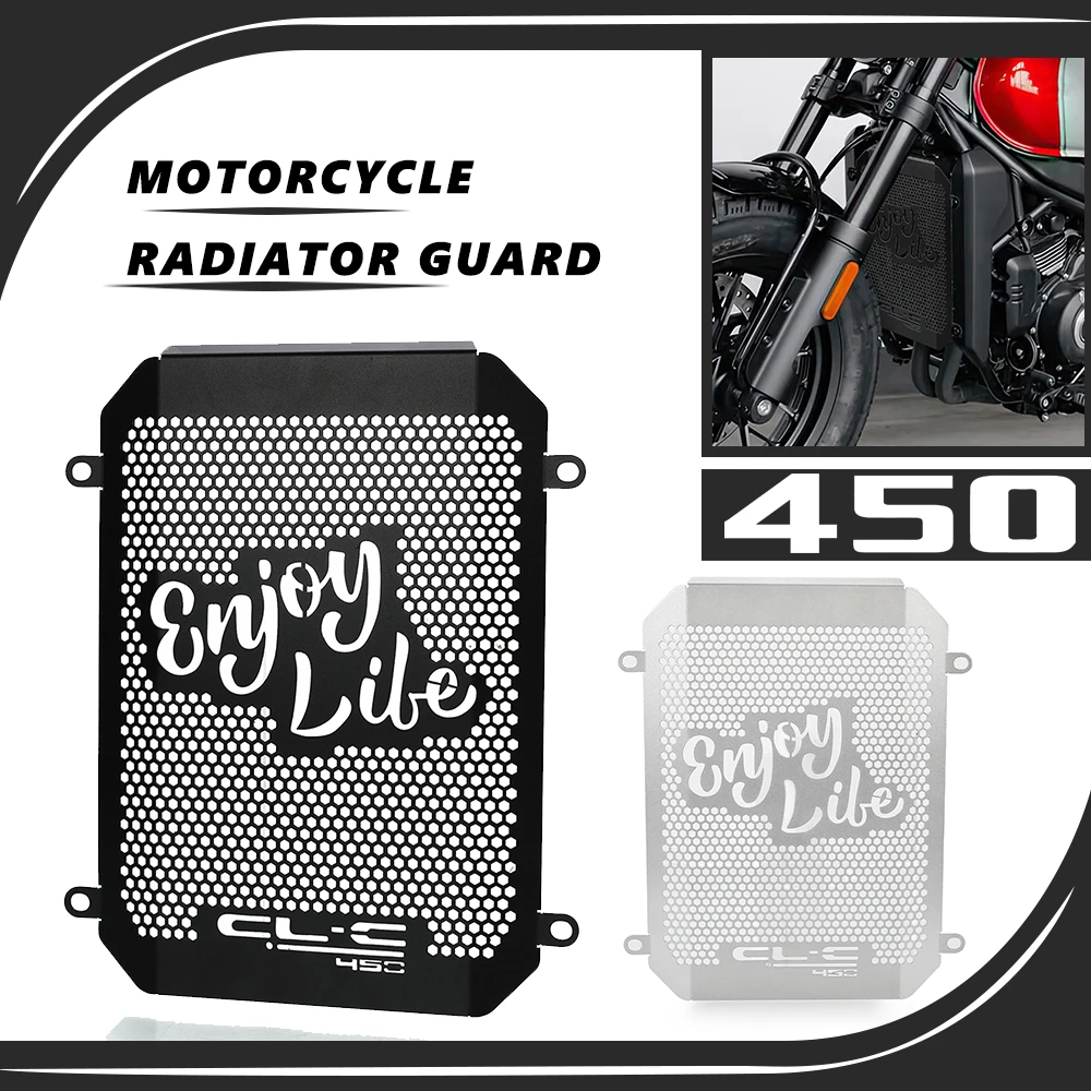 

2023 2024 2025 CLC450 Motorcycle Aluminium Radiator Guard Cover Grille Protector For CFMOTO CLC 450 450 CL-C Bobber Accessories