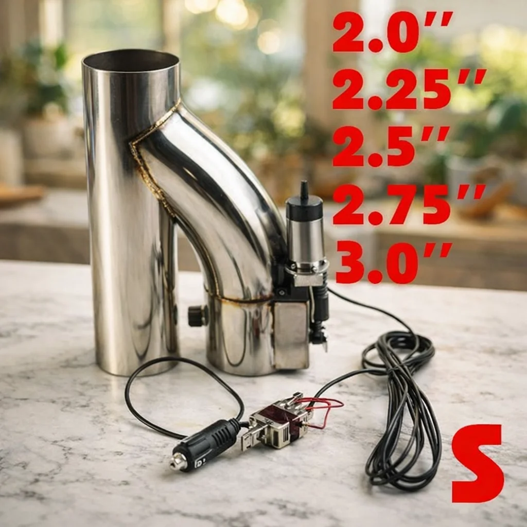 

Stainless Steel Electric Relief Valve with Switch – Available in 2', 2.25', 2.5', 2.75', and 3