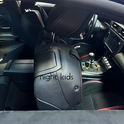 Night Kids for 2022-2024 Toyota GR86, Subaru BRZ Modified Carbon Fiber Interior Dry Carbon Seat Button Trim Sticker