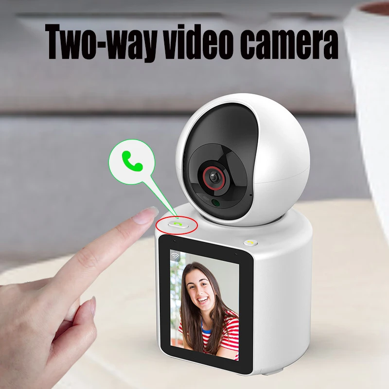 

Two-way Video Call IP Camera 1080P HD Surveillance WiFi Rotate Remote Voice Camera SmartPhone Real-time Monitor for Desktop