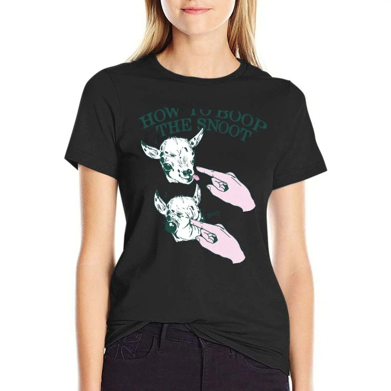 How To Boop The Snoot T-Shirt tees shirts graphic tees cute clothes Woman clothes image 4