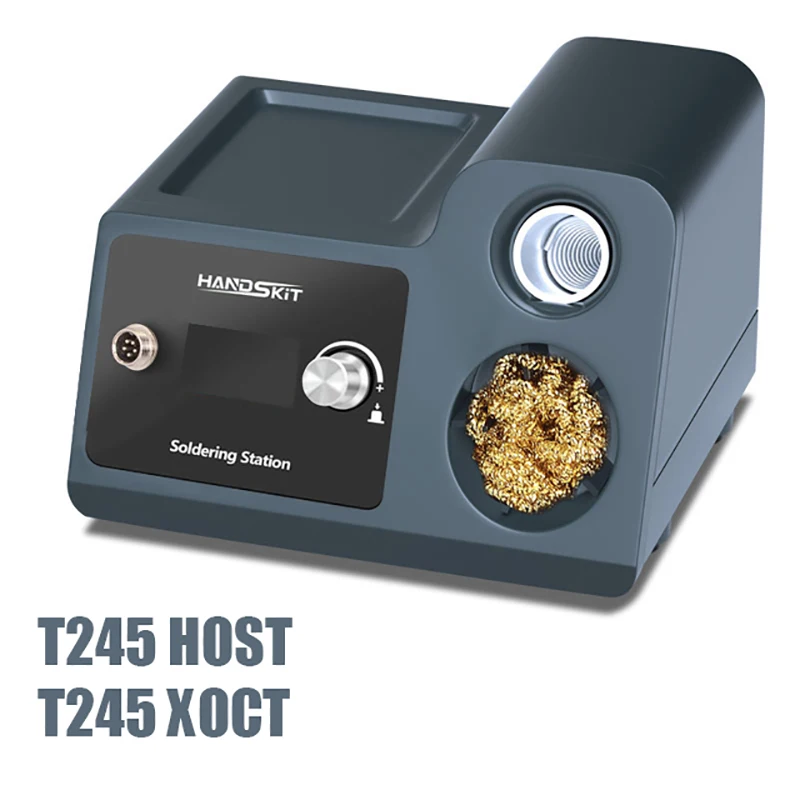 Only T12 Soldering Station Host, OLED Digital Adjustment Heat Guns Auto Sleep Micro Electronic Cellphone Repair Welding Tools