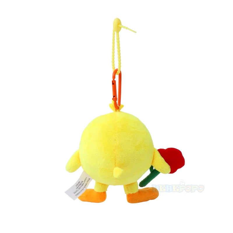 Lindo Looney Tunes 8cm redondo insectos conejito llavero de felpa suave coleccionable Tweety Daffy juguete para regalo para bolsa de cumpleaños accesorio