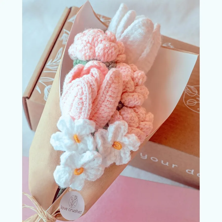 

Вязаный крючком букет цветов ручной работы, одеяло, вязанный крючком консервированный букет цветов, подарки учителю для выпускного, букет цветов, учитель