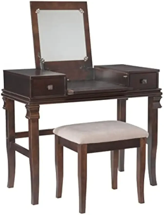 Angela Walnut Vanity Set,30