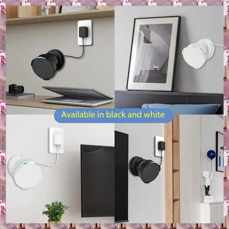 2025 Wall Mount Speaker Holder For Echo , Indoor Sound Box Bracket Built-In Cable Management, Home Decoration Accessory,Wall