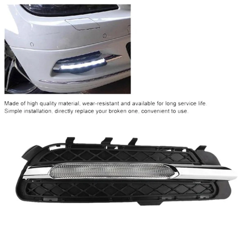 

Exclusive Car LED Daytime Running Lights DRL Fog Light Fit For W212 E250 E300 E350 2009-2013