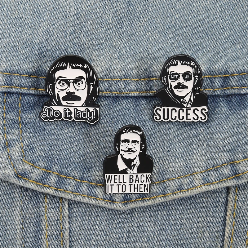 Lustige Do It Lady Success Emaille Pins feministische Empowerment Broschen Revers Abzeichen Retro Zitate Schmuck Geschenk für Freunde