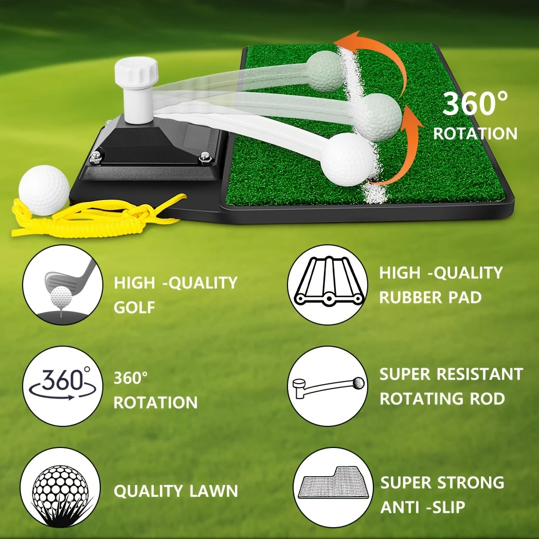 مدرب جولف سوينغ 2.0 - معدات تدريب جولف بارتفاع قابل للتعديل - حصيرة ممارسة التأرجح النقية - مدرب منزلي داخلي/خارجي #2