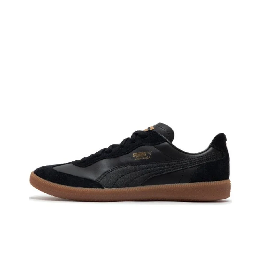 PUMA Liga OG Chaussures de skateboard confortables à tige basse unisexe noir 356999-28
