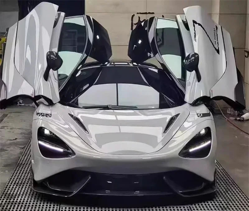 Semi Carbon Fiber Front Bumper Body Kit for 720S Upgrade Matching 765LT Style From Front Lip